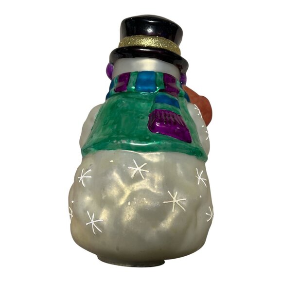 Vintage Carlton Cards Ceramic Snowman Figurine – 14” Tall - Picture 4 of 9